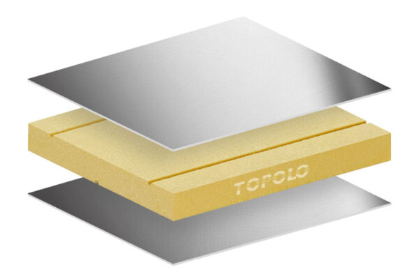 Paneles sándwich de acero inoxidable