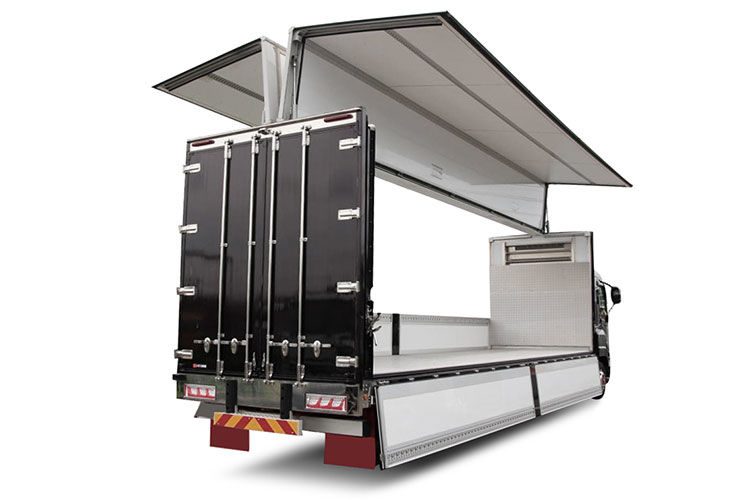 Carrocerías de camiones con apertura de ala