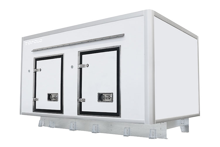 Caja de camión de comida refrigerada