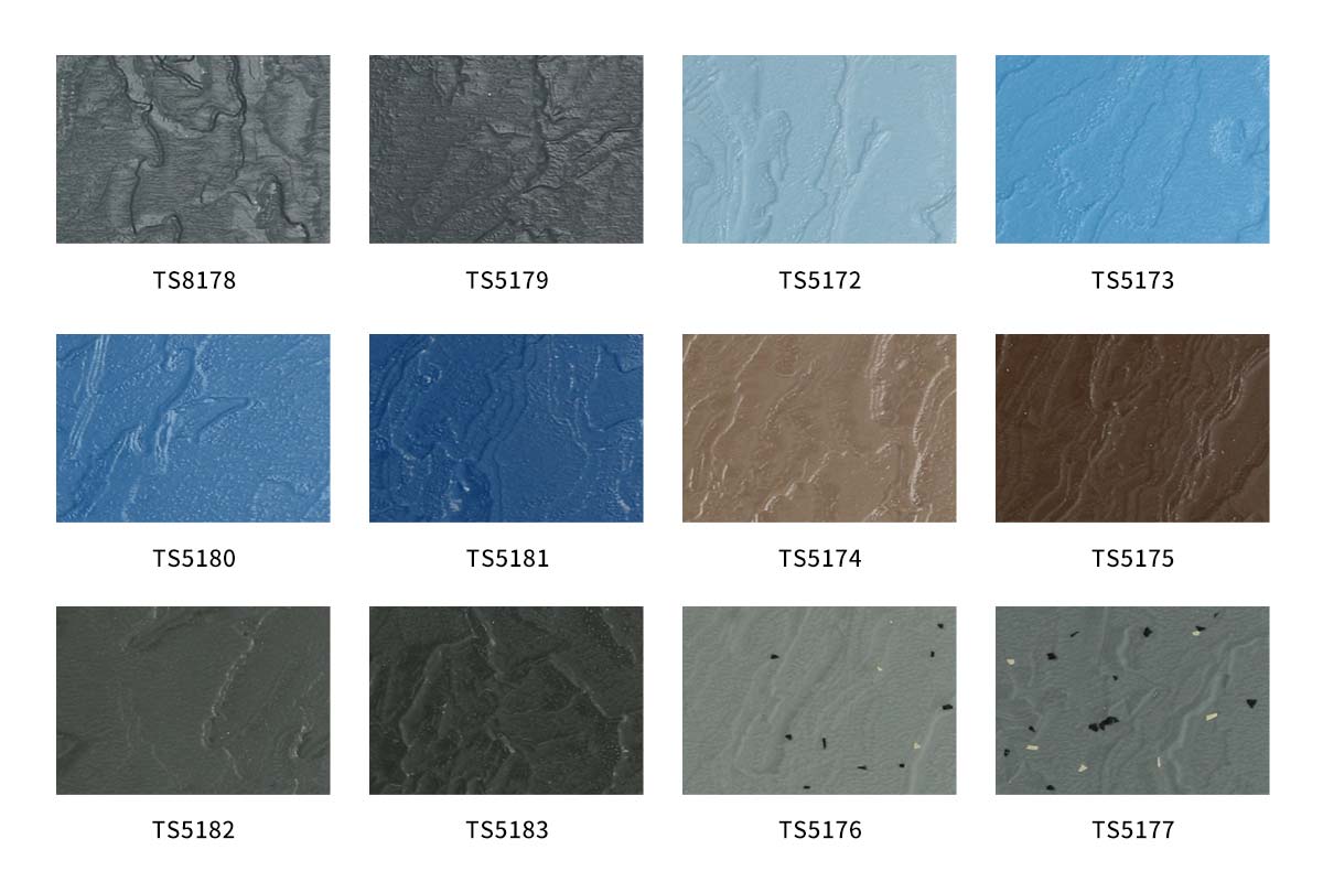 Pisos de caucho de la serie TS006