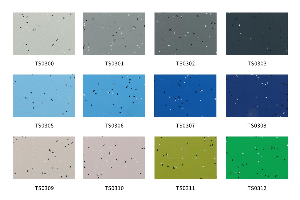 Pisos de caucho de la serie TS008