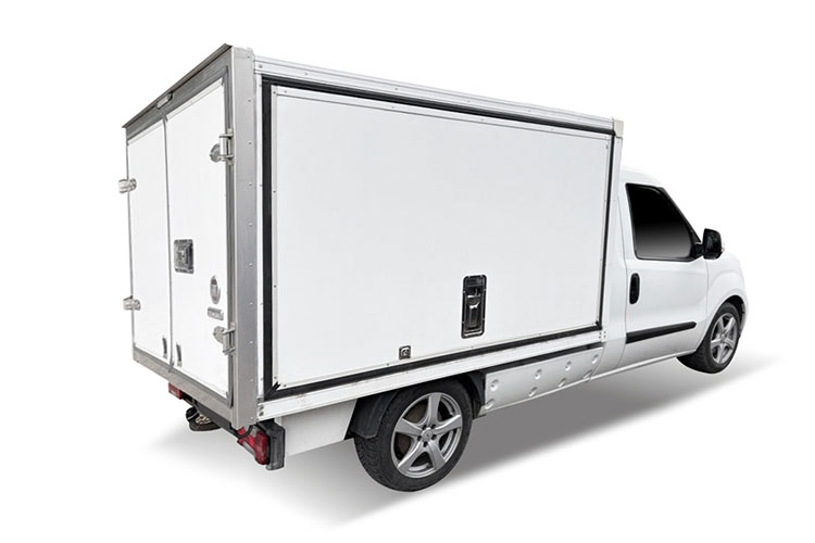 Cajas de camión con puertas laterales abatibles y elevables